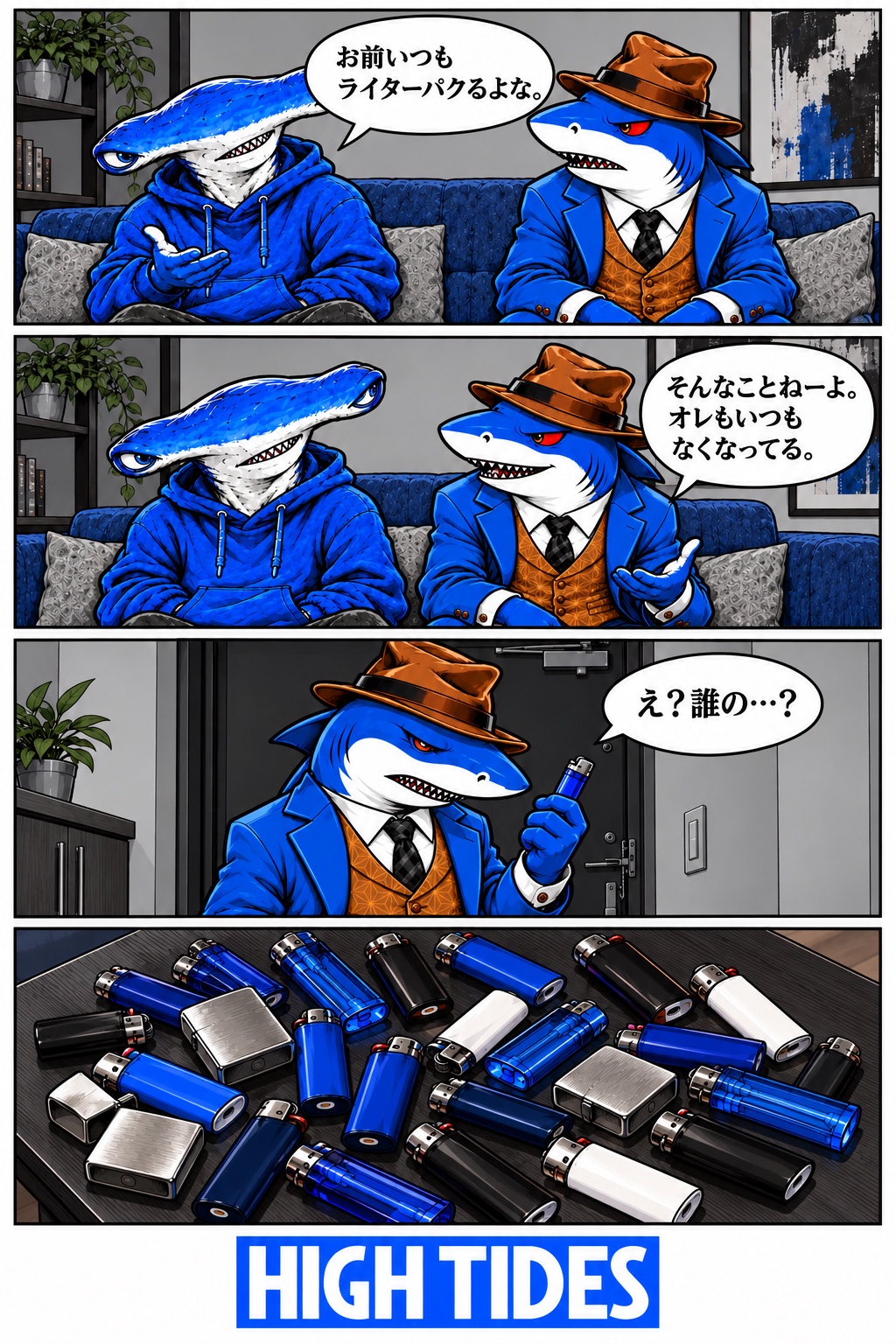 お前いつもライターパクるよな。